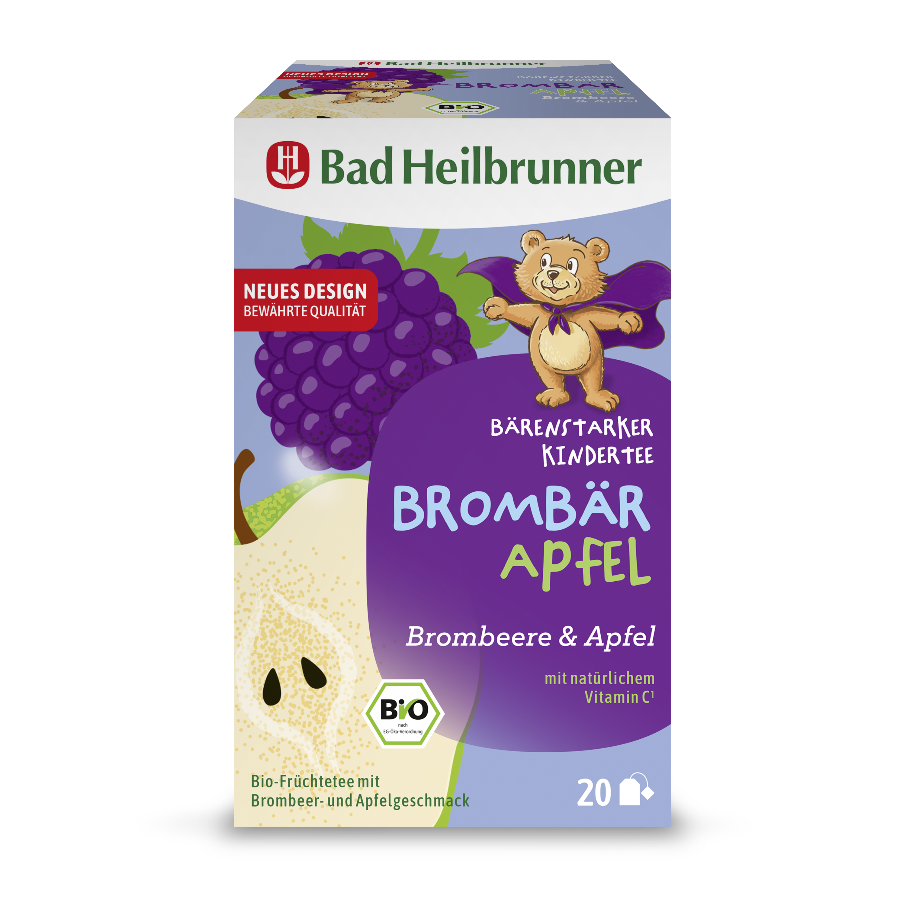 Bio Bärenstarker Kindertee - Brombär & Apfel