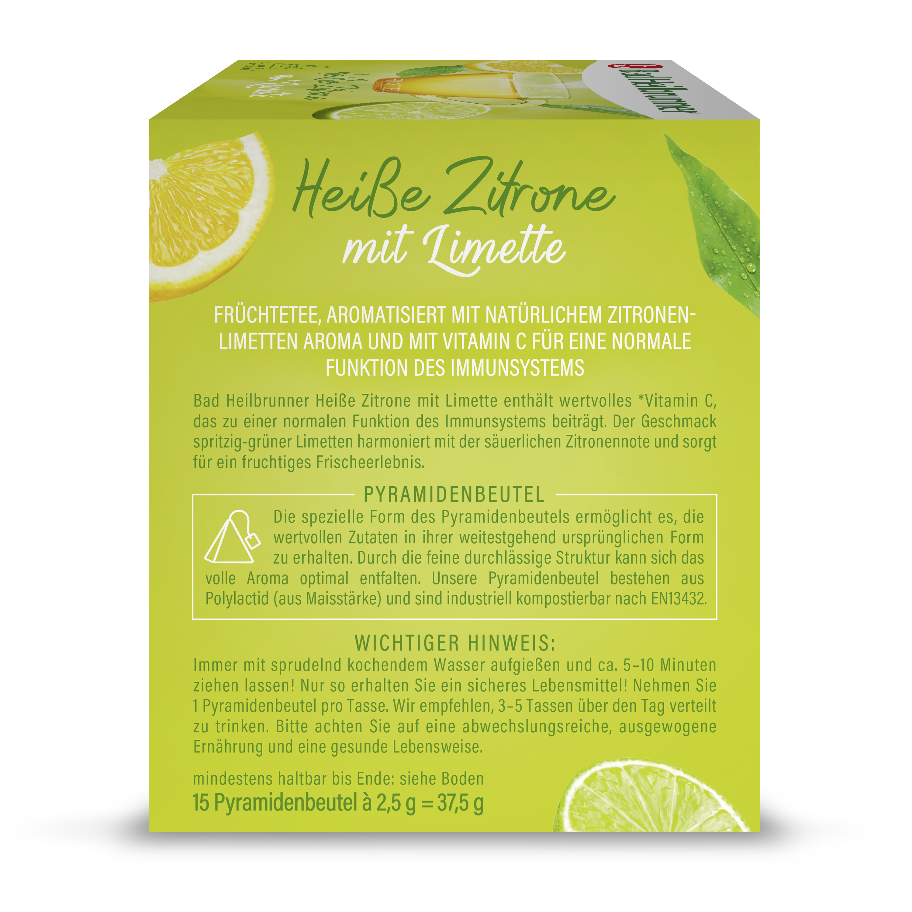 Hot Lemon with Lime