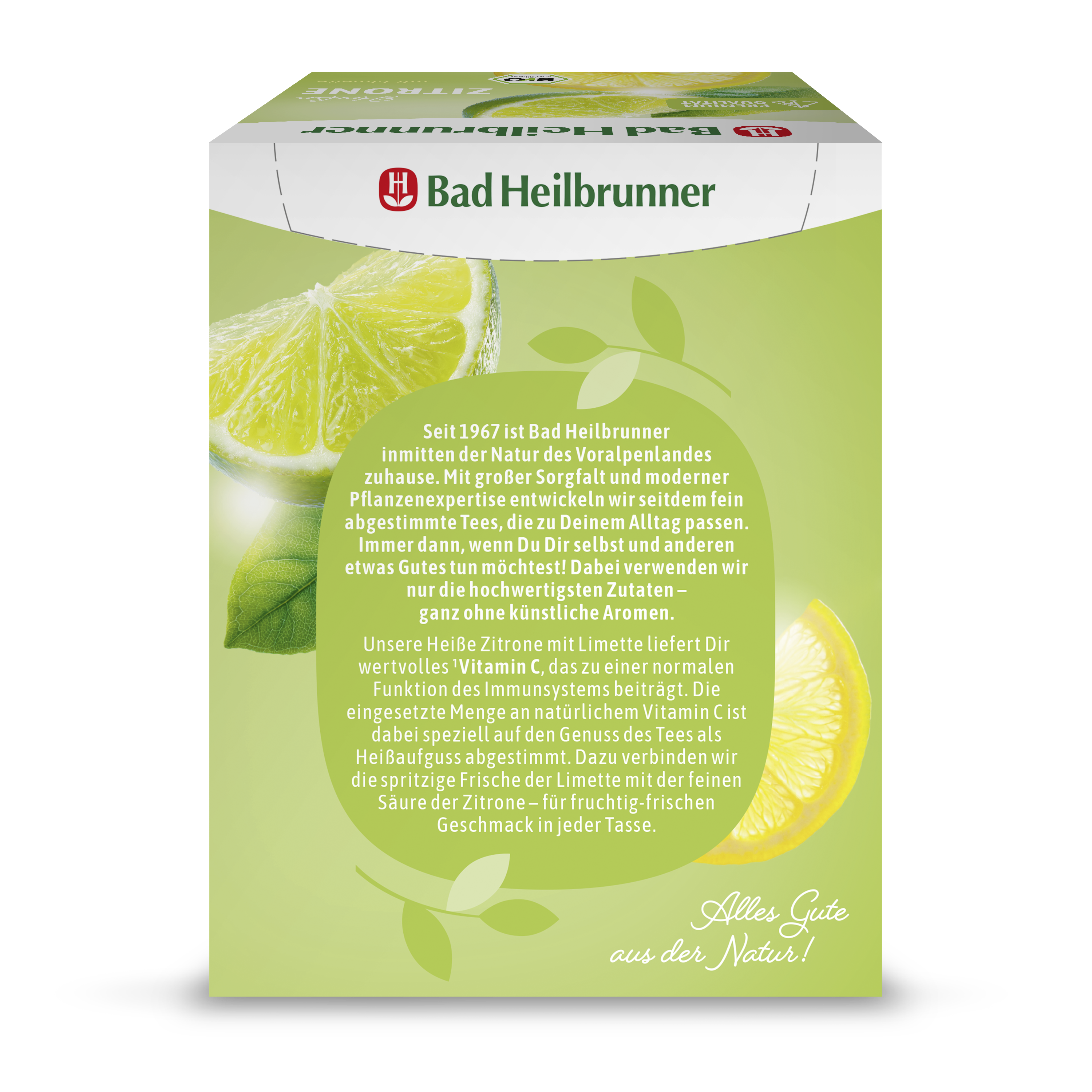 Bio Heiße Zitrone mit Limette