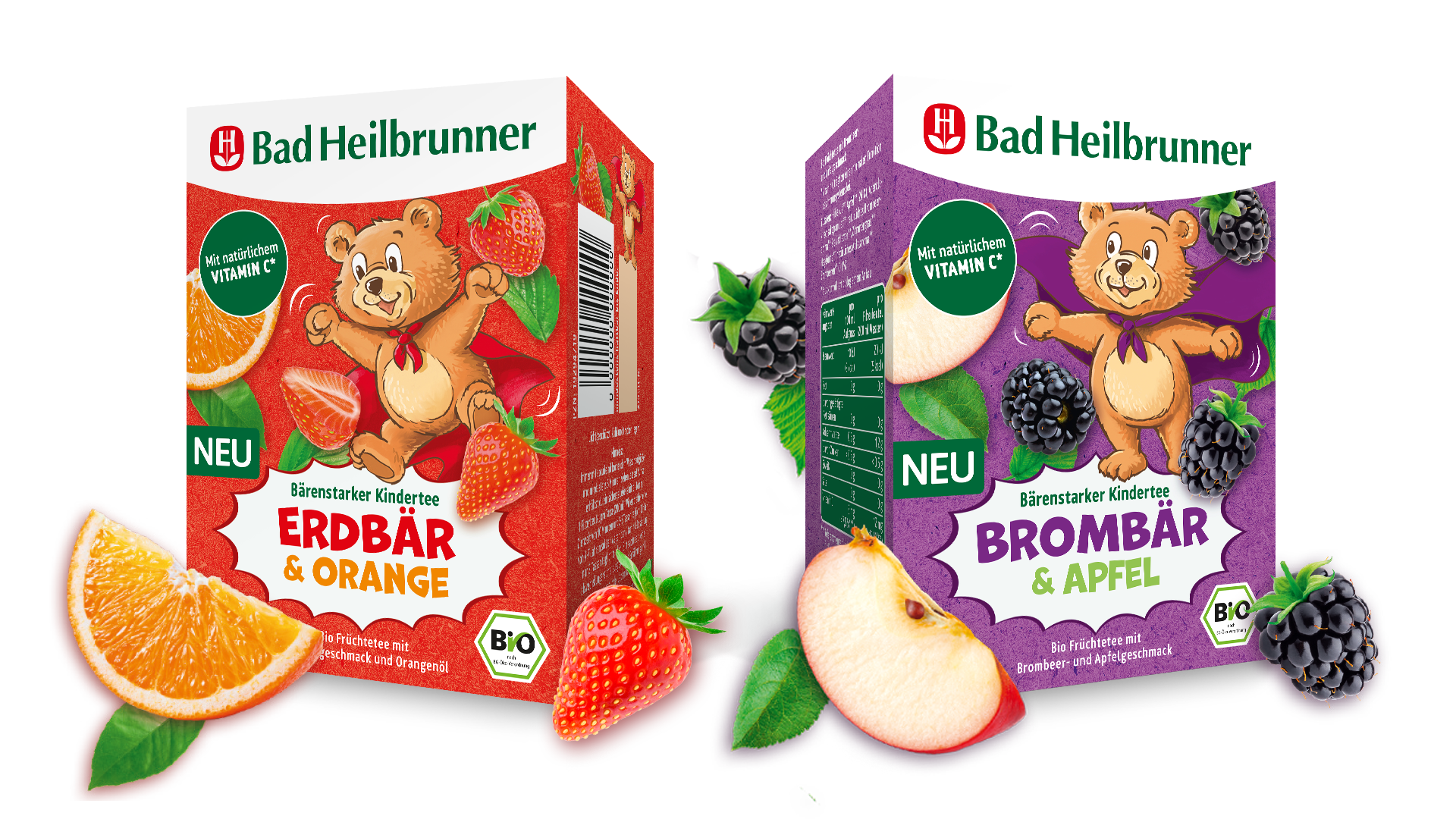 Bio Bärenstarker Kindertee - Brombär & Apfel