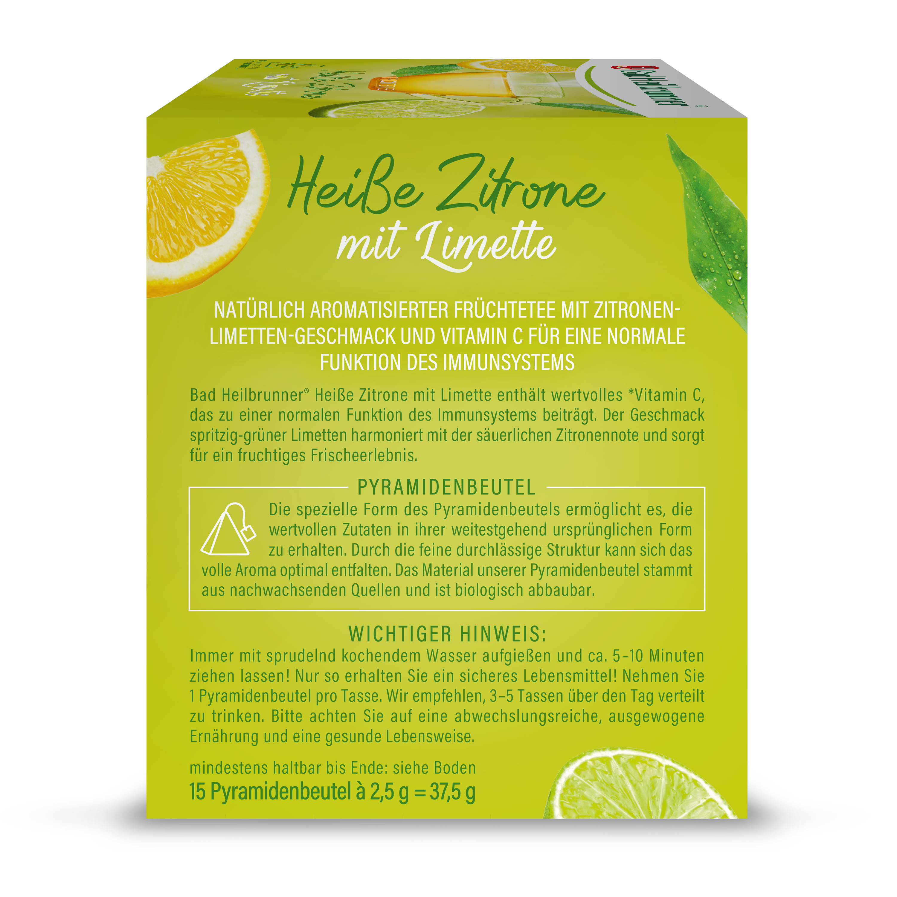 Hot Lemon with Lime