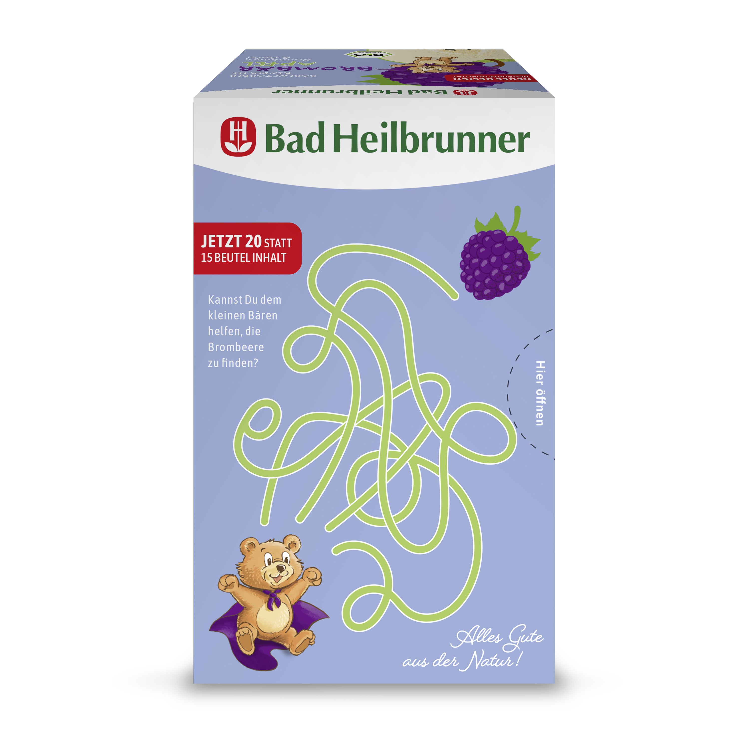 Bio Bärenstarker Kindertee - Brombär & Apfel