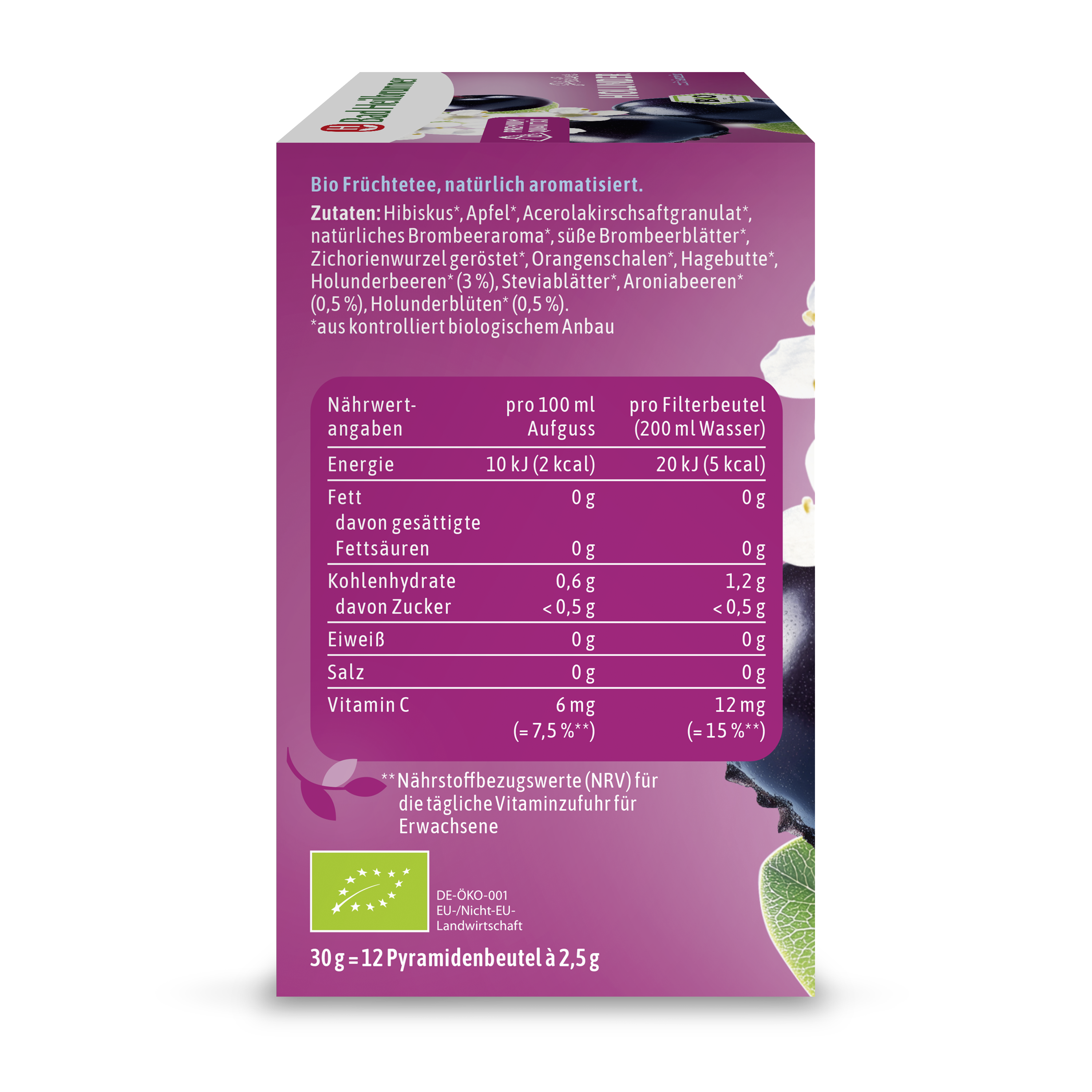 Bio Heißer Holunder mit Aronia