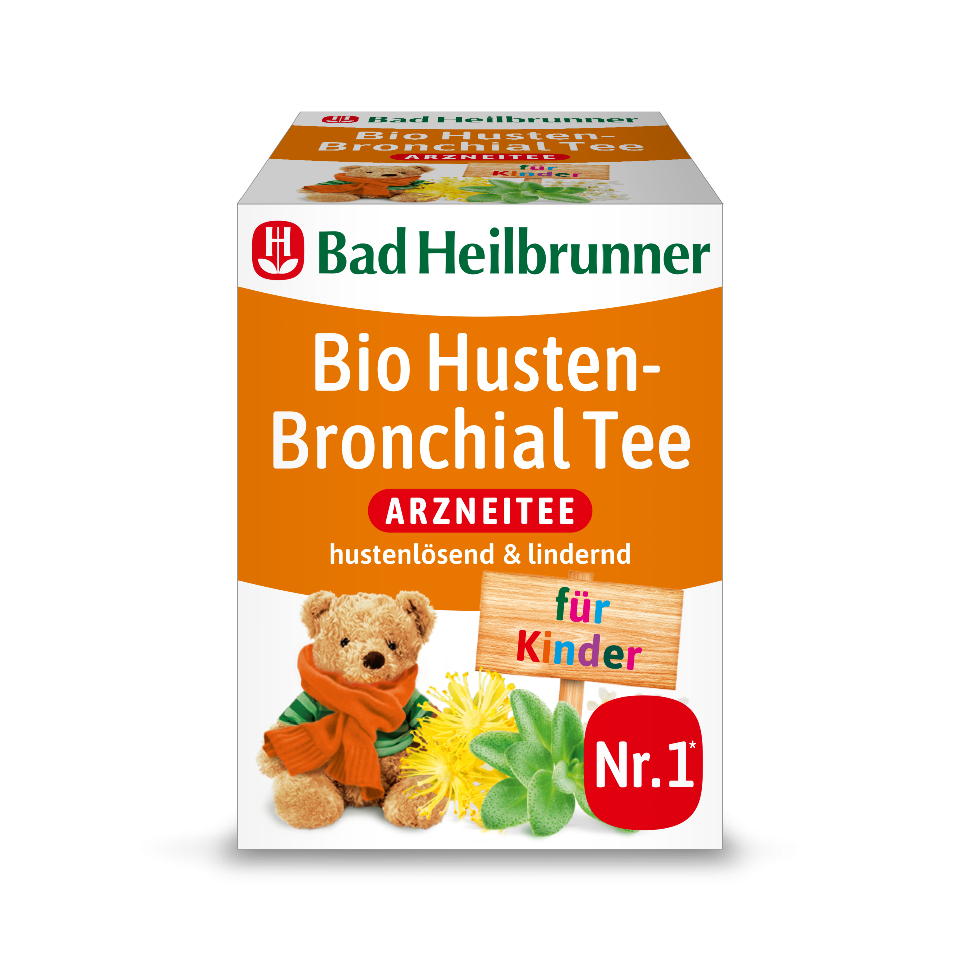 Bio Husten-Bronchial Tee für Kinder | Bad Heilbrunner Arzneitee