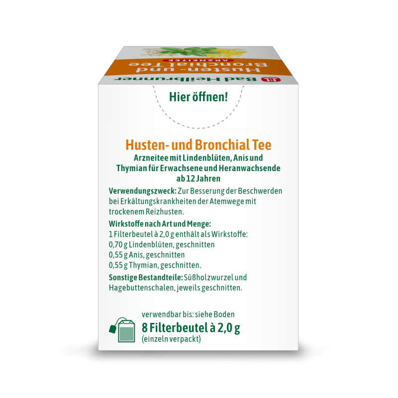 Husten- und Bronchial Tee | Bad Heilbrunner Arzneitee
